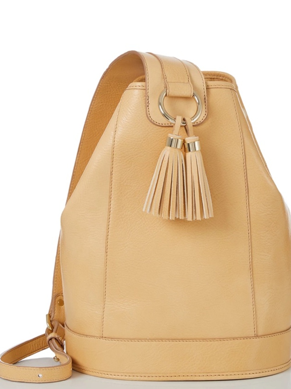 Brahmin Allie Natural Glastonbury Bucket Bag